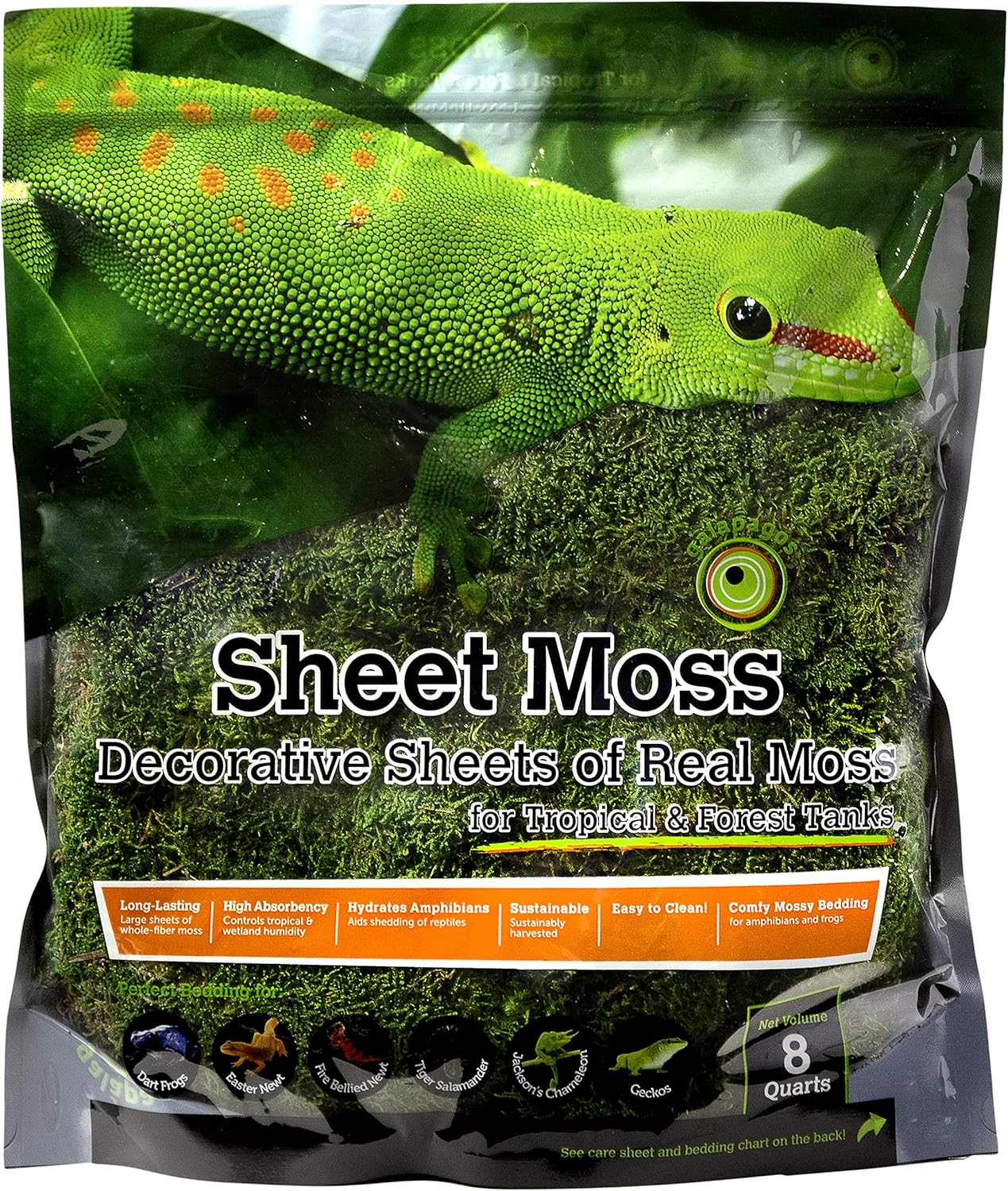 Galapagos Sheets of Real Moss front view packaging