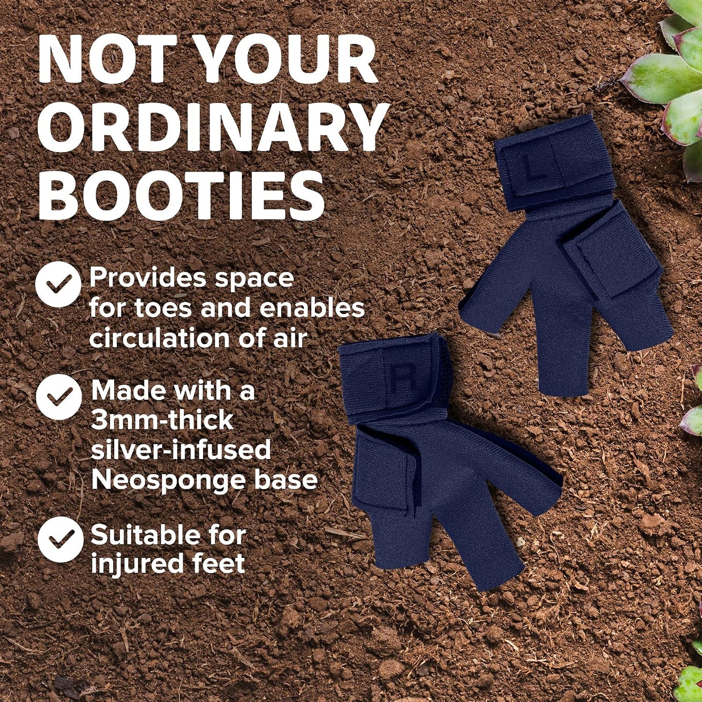 Underneath view of three millimeter flexible textured non slip sole