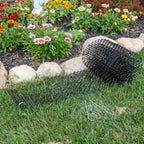 Garden staples included with Tapix cat scat mat for secure anchoring