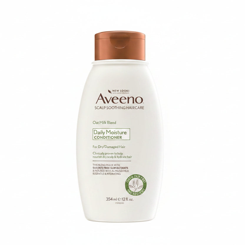 Aveeno Scalp Soothing Oat Milk Blend Conditioner front view bottle