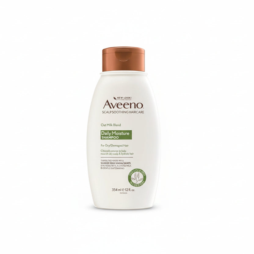Aveeno Scalp Soothing Oat Milk Blend Shampoo front view bottle for dry hair