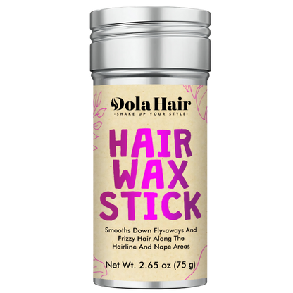 Dolahair Hair Wax Stick front view styling pomade for flyaway control