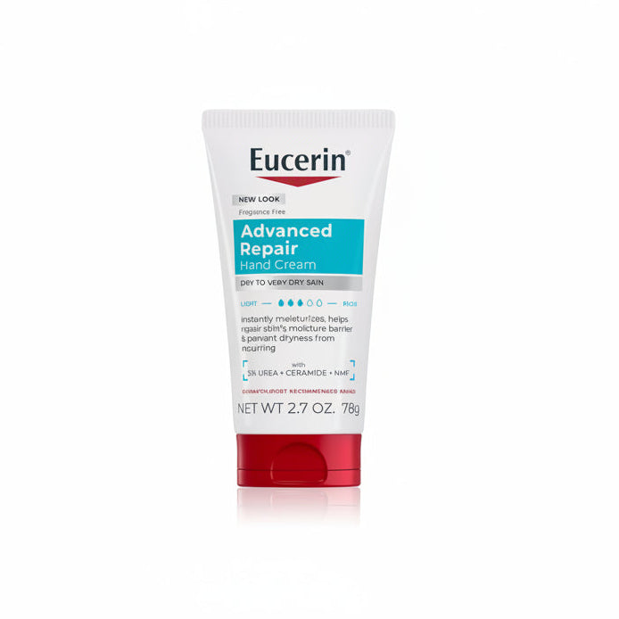 Eucerin Intensive Advanced Repair Hand Cream 2.7 Ounce front view packaging for dry skin