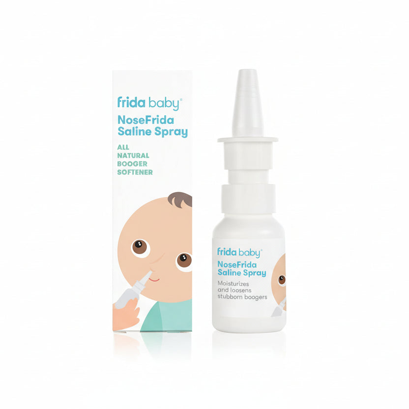 Frida Baby NoseFrida Saline Snot Spray 20 ml front view bottle for baby nasal congestion relief