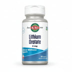 Kal Lithium Orotate 5 mg capsules bottle front view