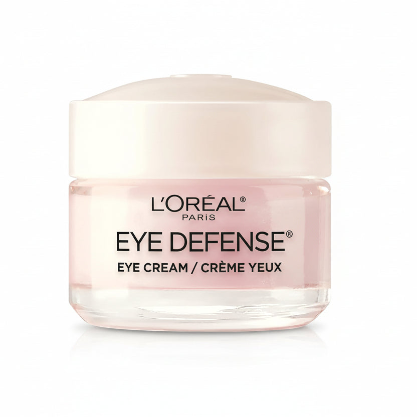 L'Oreal Paris Dermo-Expertise Eye Defense Eye Cream front view for under-eye treatment