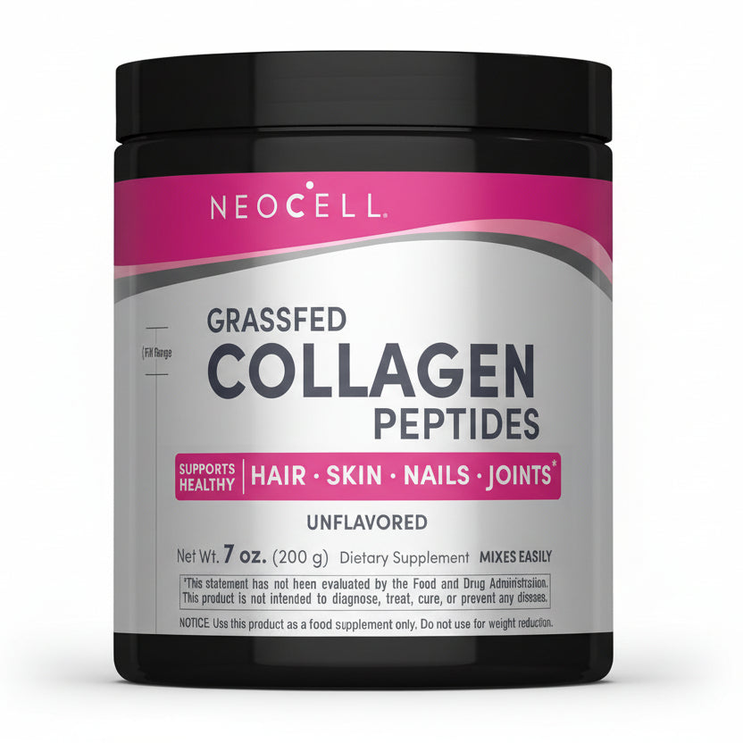NeoCell Super Collagen Peptides unflavored powder 7 ounce container front view