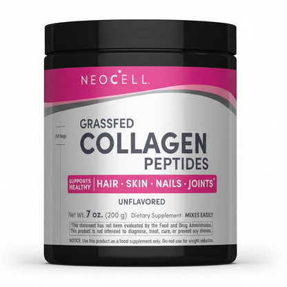 NeoCell Super Collagen Peptides unflavored powder 7 ounce container front view