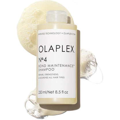Olaplex Number 4 Bond Maintenance Shampoo front view bottle for bond repair shampoo