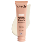 Kitsch Smoothing Air Dry Cream front view of five ounce tube on white background