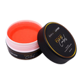 Bask and Lather Strong Hold Edge Control Gel 5.3 Fluid Ounce jar front view showcasing authentic USA imported packaging