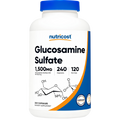 Nutricost Glucosamine Sulfate front view bottle packaging