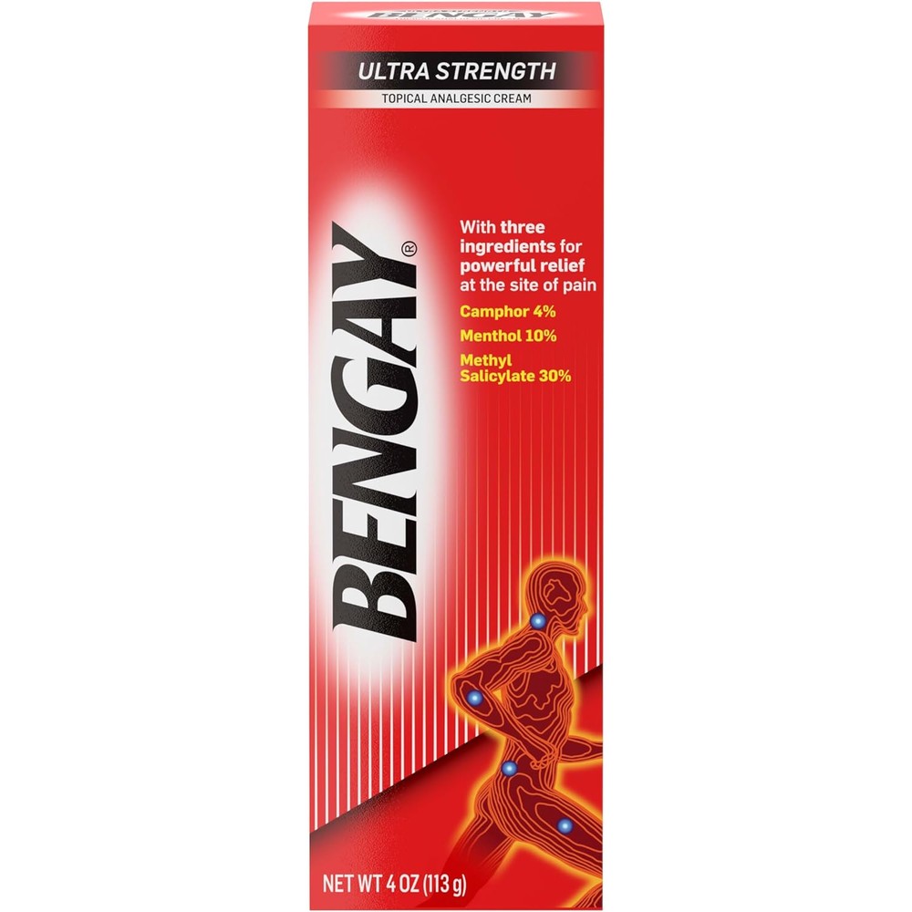 Bengay Ultra Strength Pain Relief Cream 4 oz authentic US pack front
