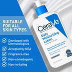 CeraVe Daily Moisturizing Lotion lifestyle application on face