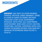 Full ingredients list of CeraVe Ultra-Light Moisturizing Gel including niacinamide, ceramides NP AP EOP and sodium hyaluronate