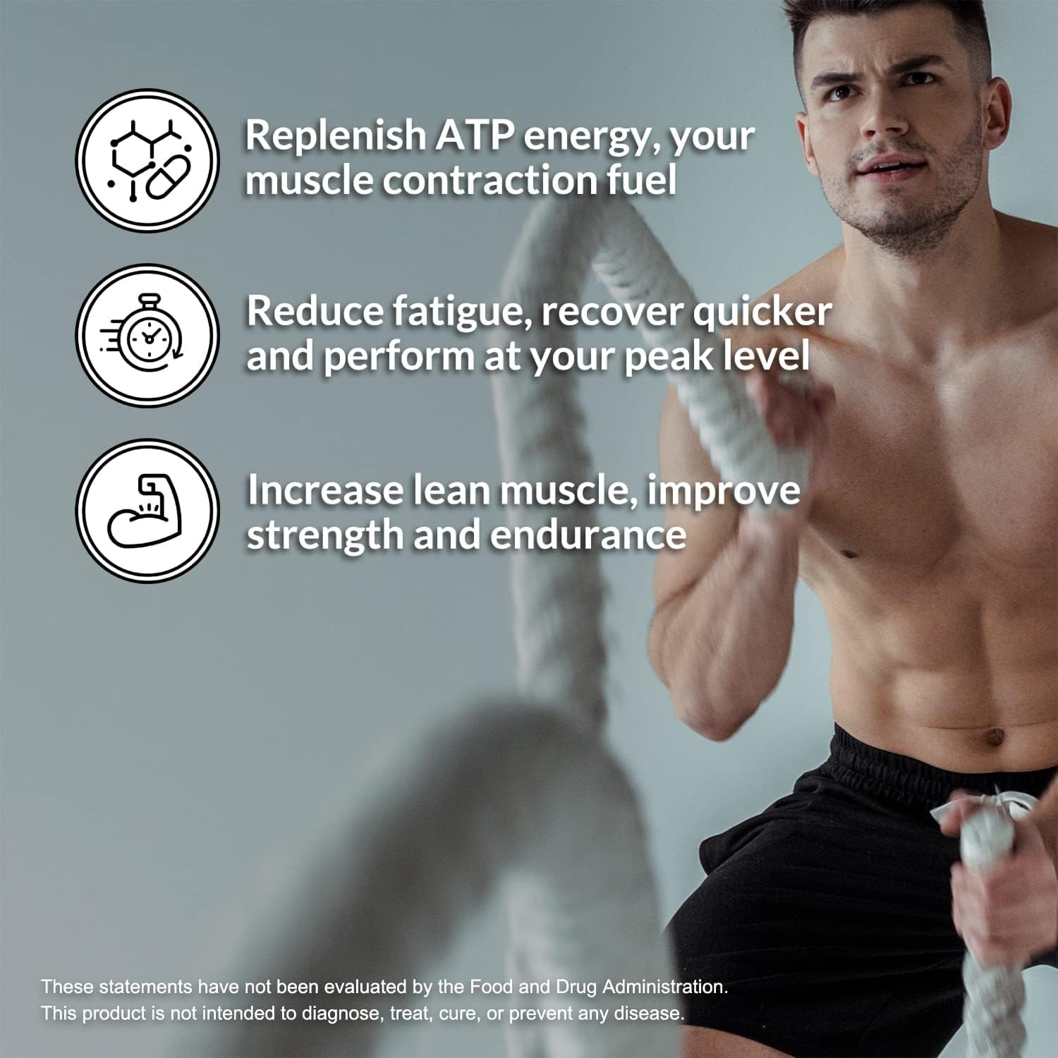 Naked micronized creatine scoop and powder texture