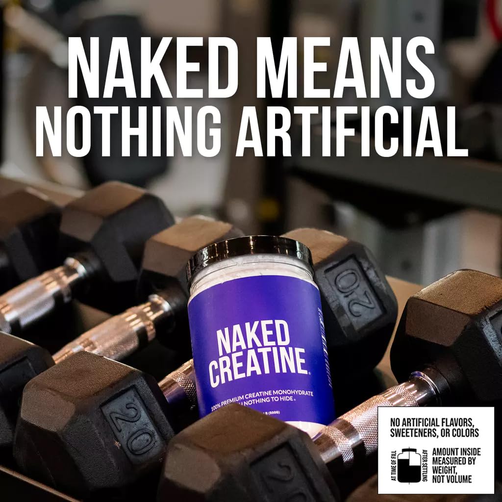 Dista-USA Naked Pure Micronized Creatine Monohydrate mixing into water