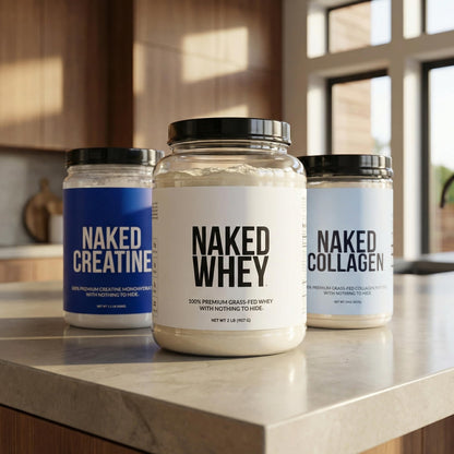 Naked pure creatine monohydrate for muscle growth