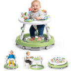 Magthic Foldable Baby Walker folded for storage