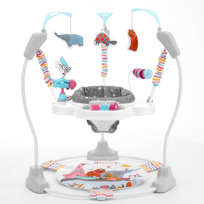 Side view of Vevor baby activity center stable base