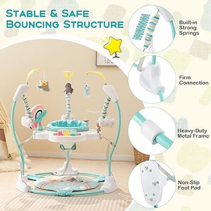 Costway baby activity center with 360 degree rotating seat