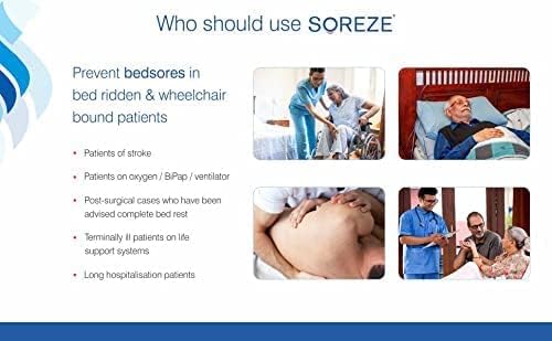 Soreze silicone gel tube showing texture for moisture protection