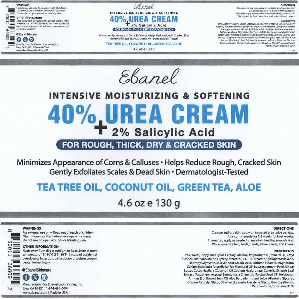 Ebanel professional foot care product lifestyle and results view