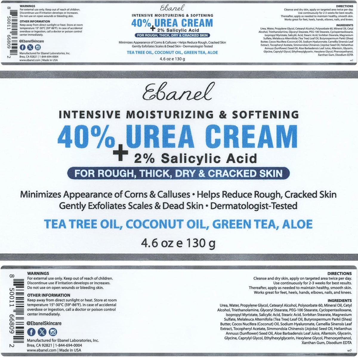 Ebanel professional foot care product lifestyle and results view