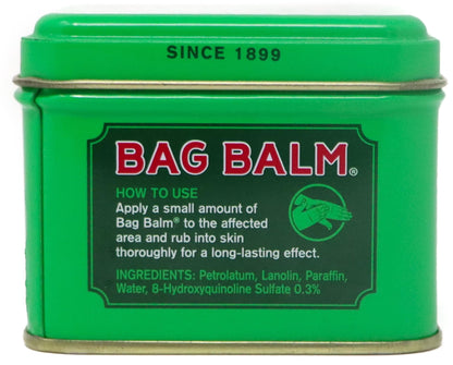 Bag Balm green tin ointment for dry cracked hands and feet