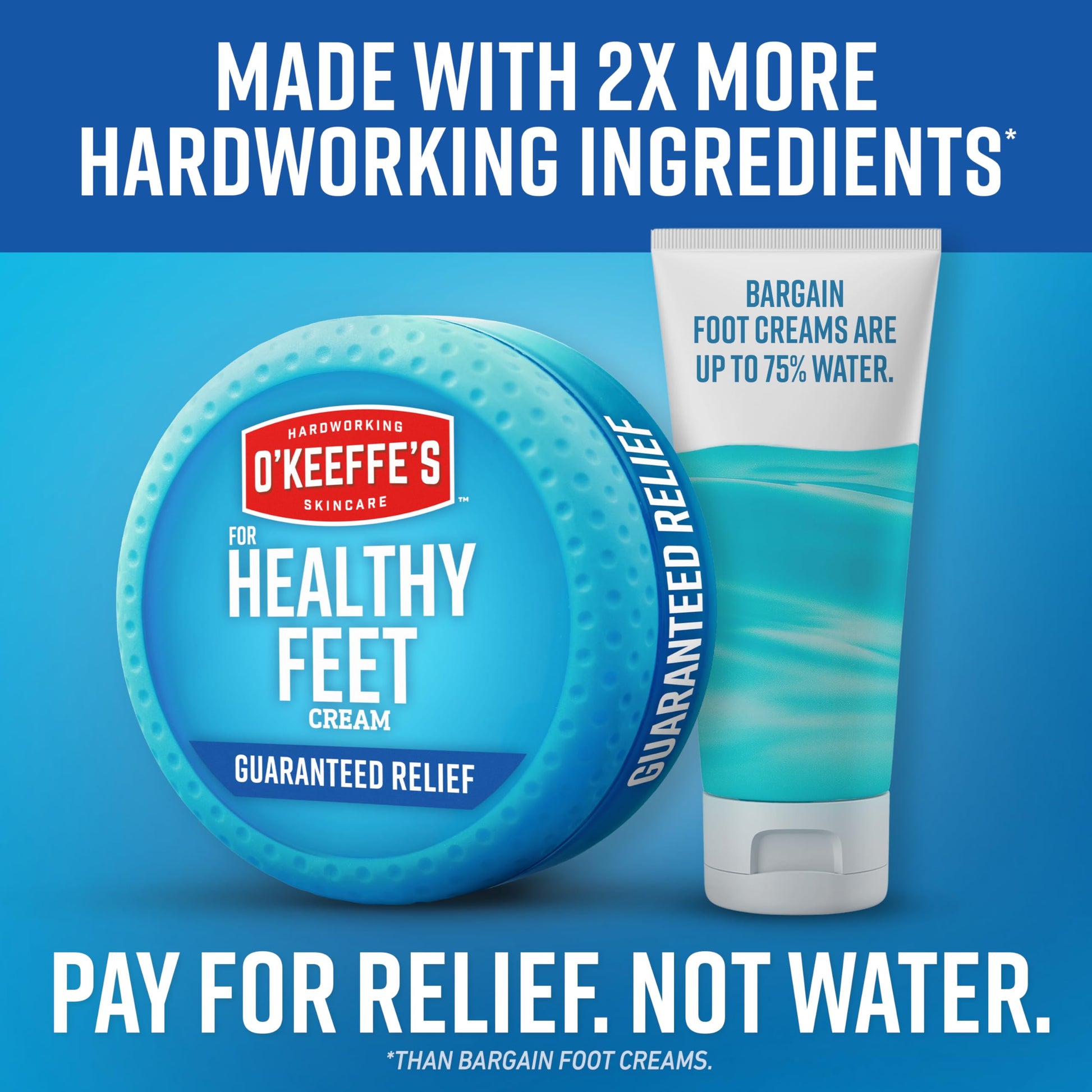 O'Keeffe's Healthy Feet repairing skincare for diabetic foot care relief
