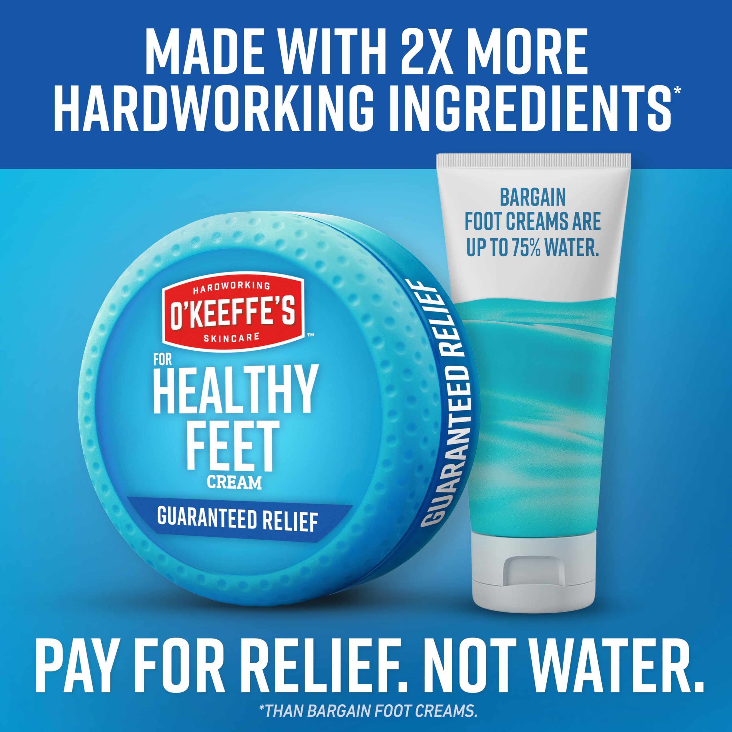O'Keeffe's Healthy Feet repairing skincare for diabetic foot care relief
