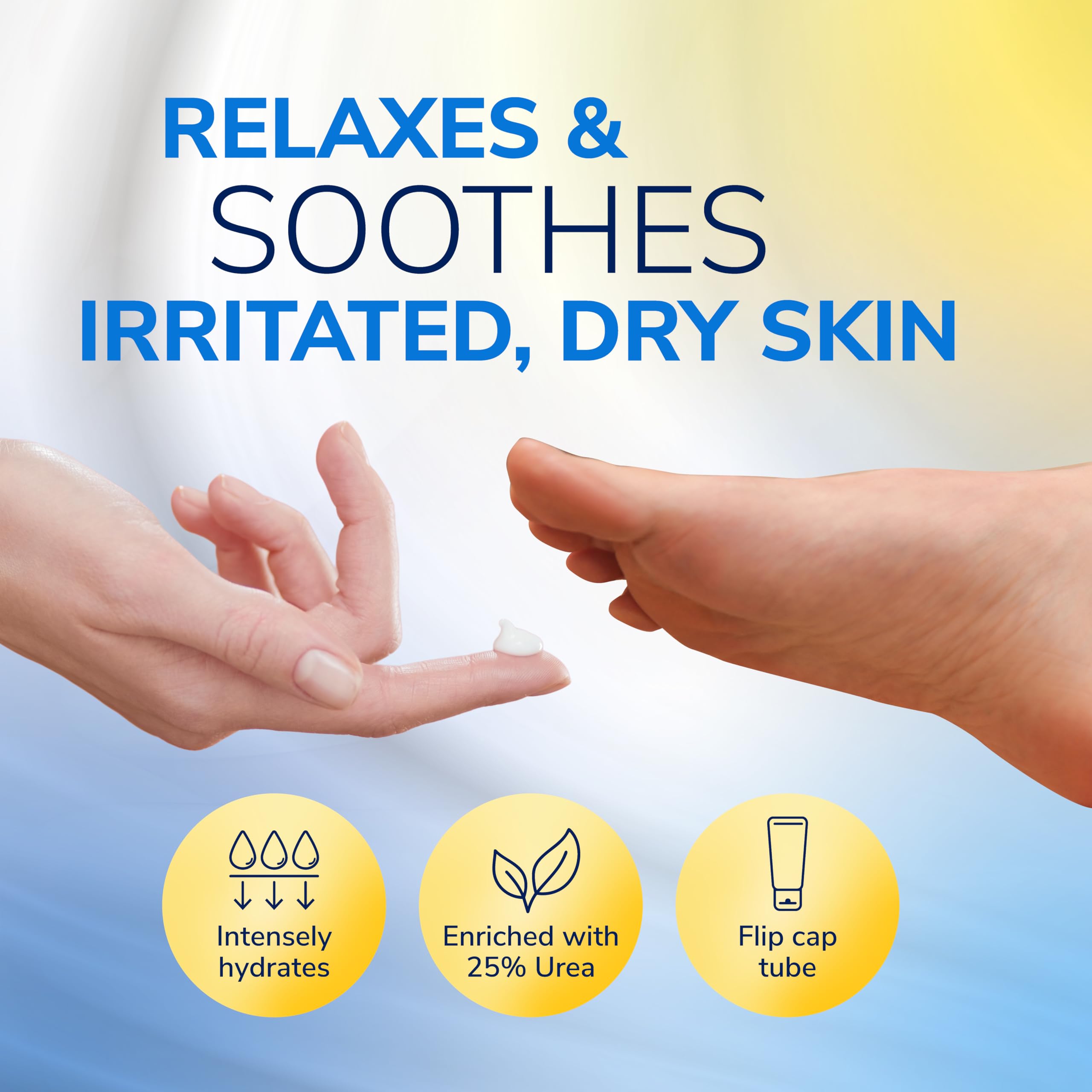 Dr. Scholl's diabetic safe dry skin foot repair lotion product label close up