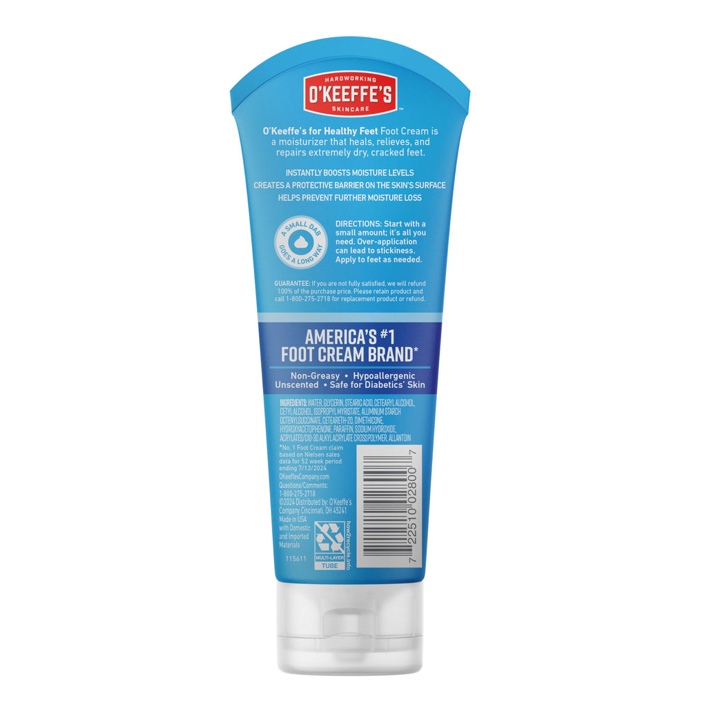 O'Keeffe's foot care product ready for shipping