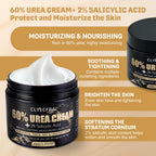 Clyecfra 60 percent urea cream texture swatch showing soft cream