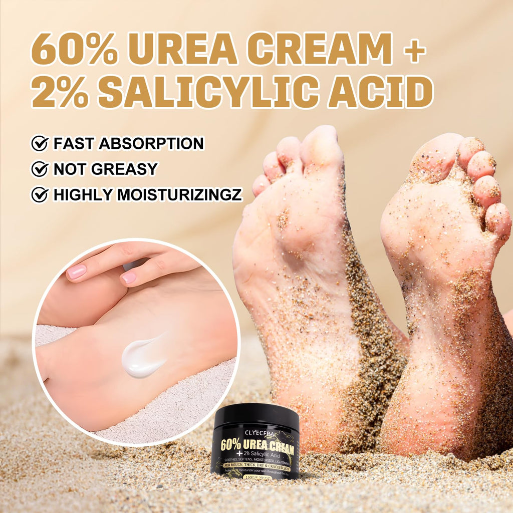 Clyecfra 60 percent urea cream box and container overview