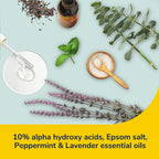 Dr. Scholl's dry skin treatment applied on heel
