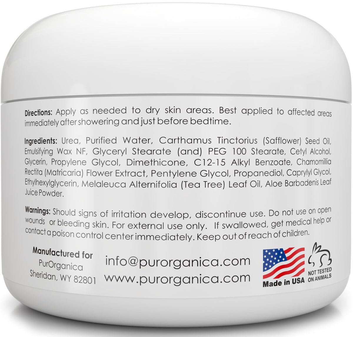 PurOrganica imported USA beauty product box packaging