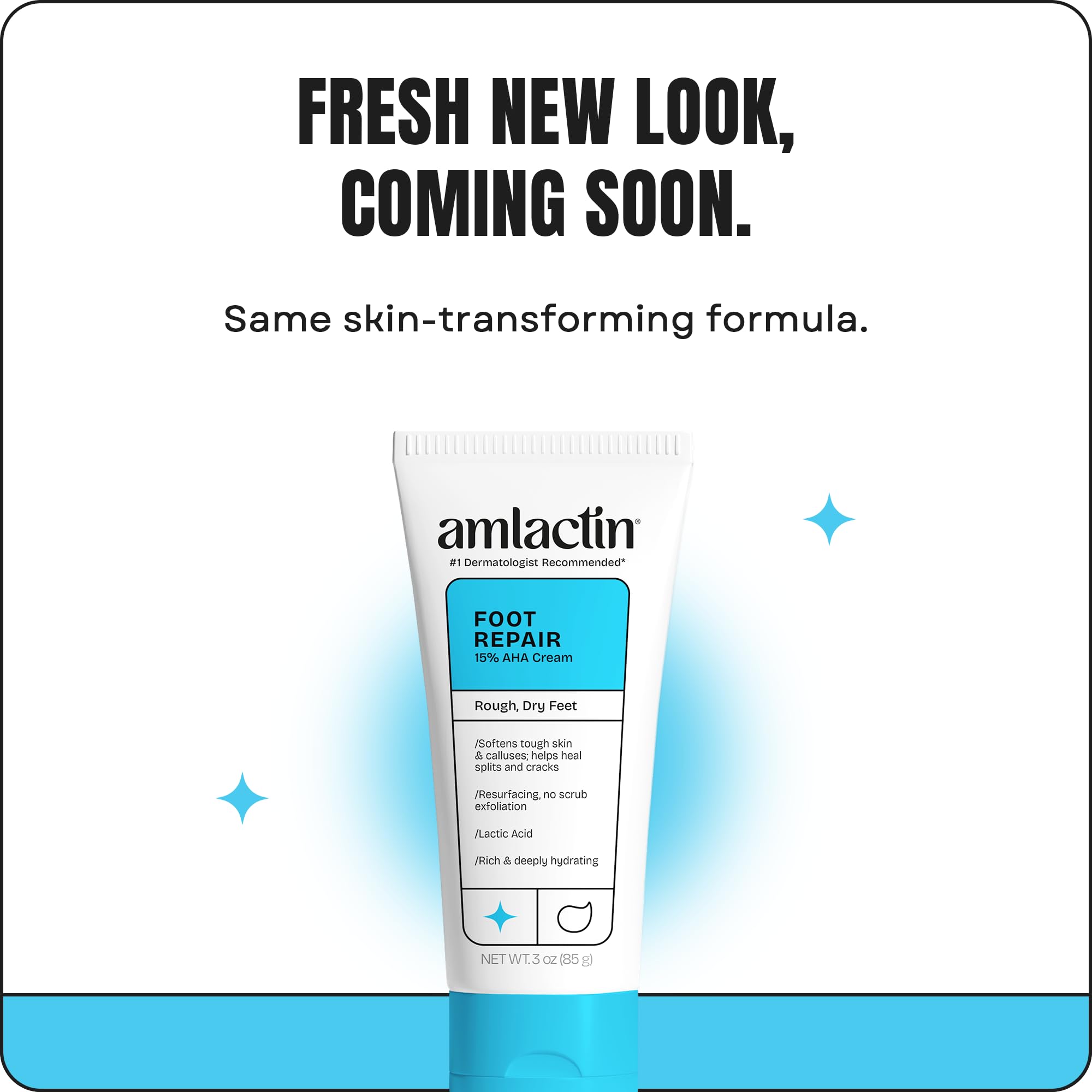 AmLactin foot cream for cracked heels showing the back panel label with directions and ingredients list