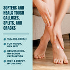 AmLactin therapeutic foot cream texture demonstration