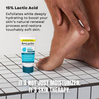AmLactin dry heel treatment cream packaging back view