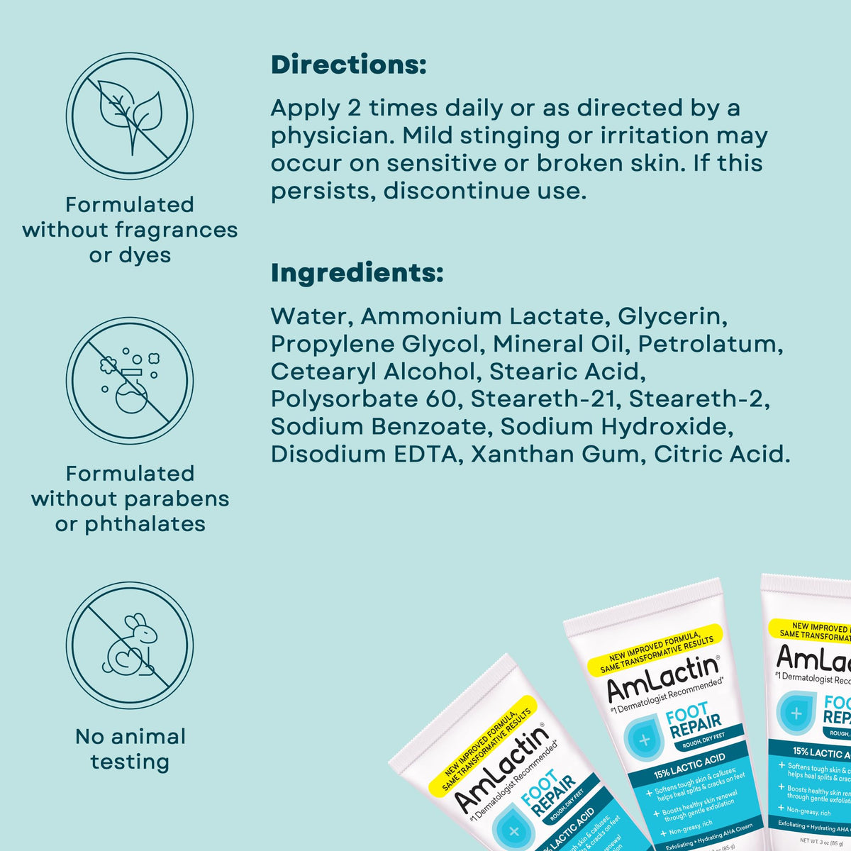 AmLactin authentic USA imported foot care product display