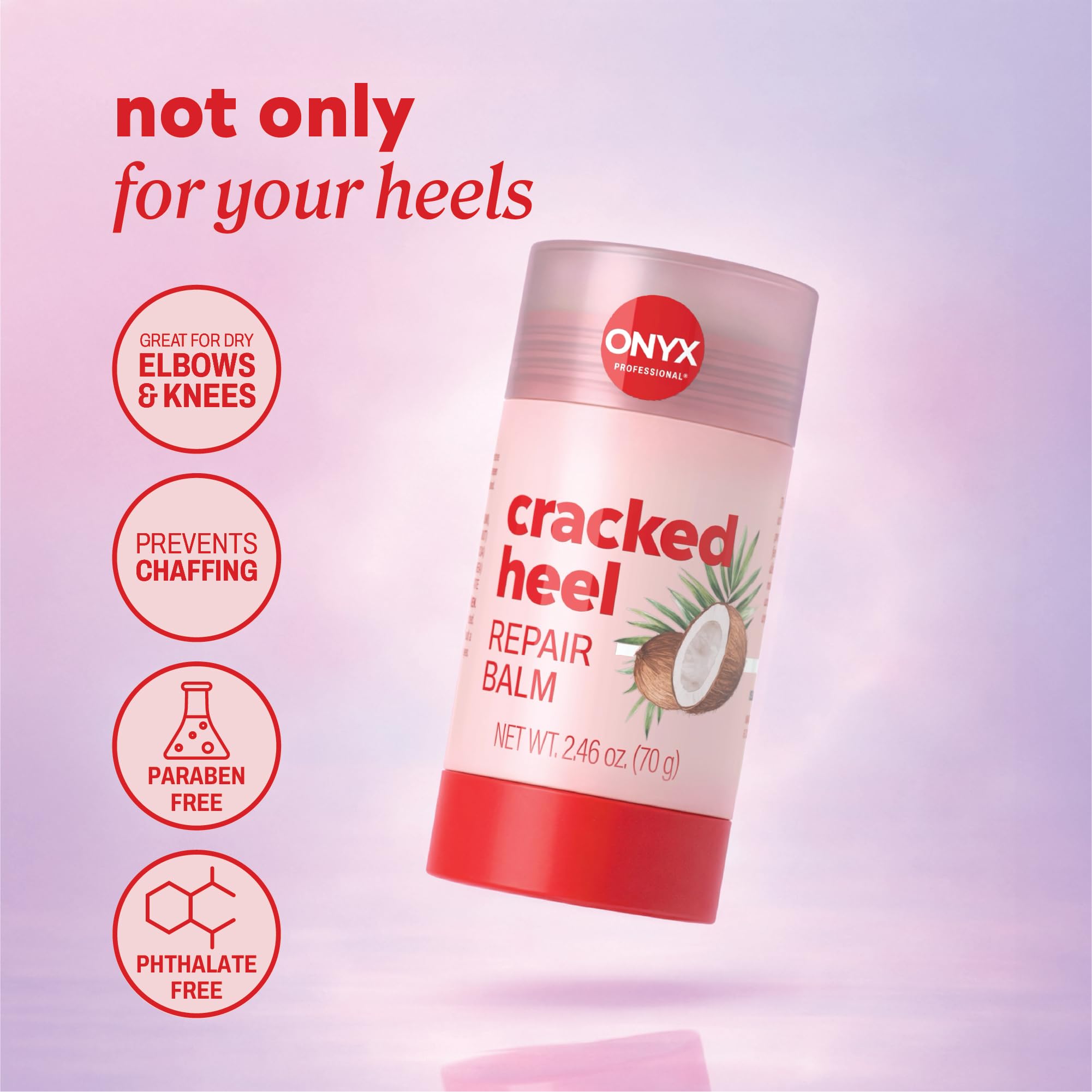 Onyx Professional twist up foot balm stick back label