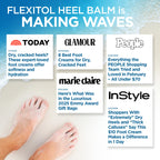 Authentic USA sourced Flexitol Heel Balm twin pack set on clean surface