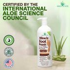 Miracle of Aloe foot repair cream pump dispenser close up