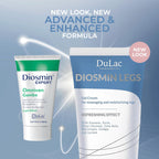 Dulac Diosmin Legs Gel Cream packaging box from top angle
