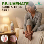 Miracle of Aloe foot repair cream texture demonstration