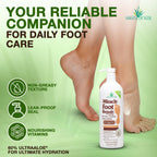 Miracle of Aloe foot repair cream packaging side profile