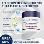 Vrekef 40 percent urea cream packaging and label details