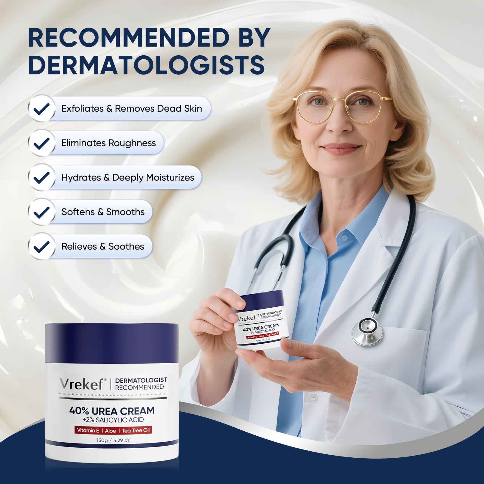 Authentic imported USA skincare cream for treating deeply cracked heels and rough elbows