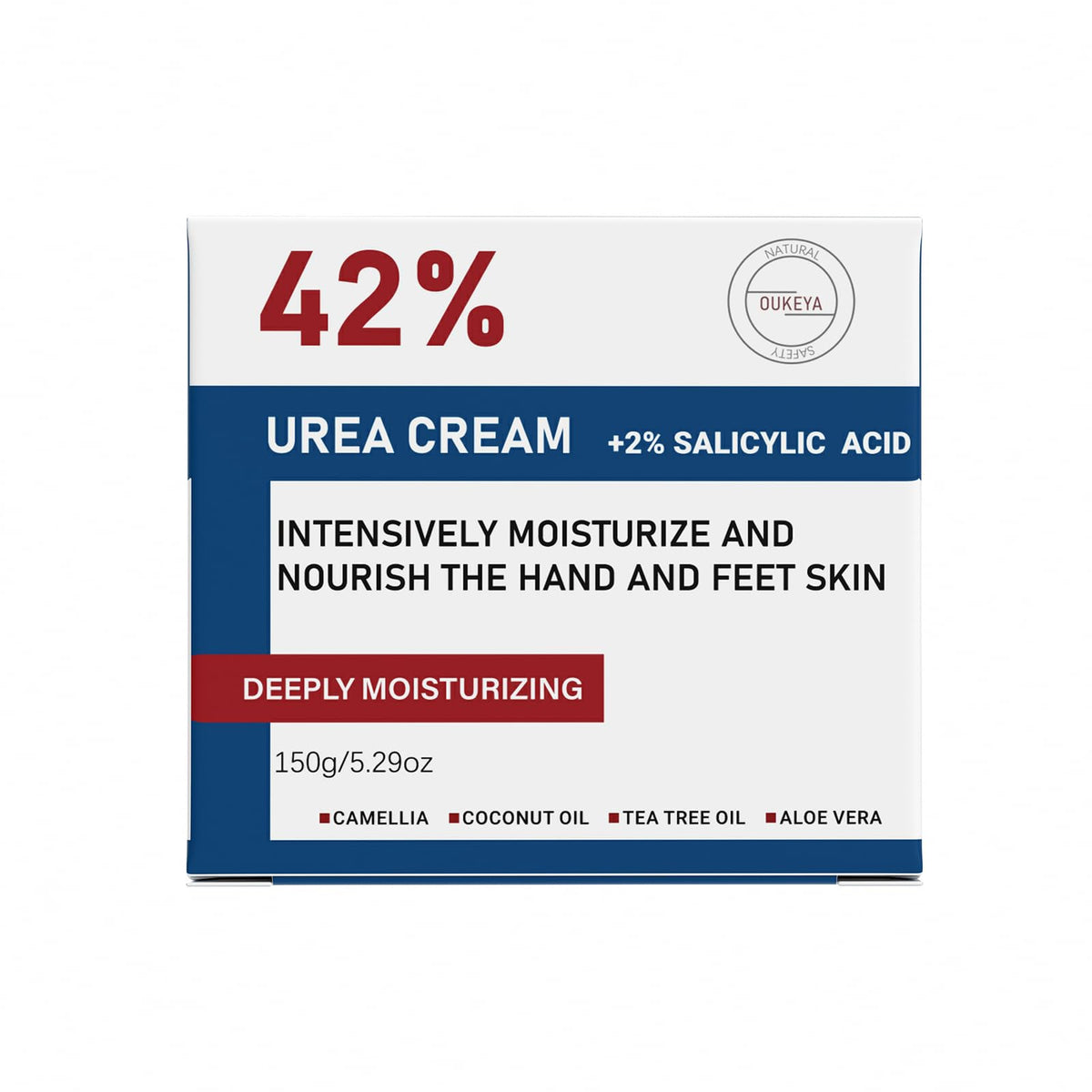 OUKEYA moisturizing foot cream lifestyle application
